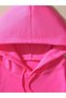 Women's Botanical Floral Pattern Oversize Hoodie Minimal Dtf Printed Hooded Sweatshirt - 4