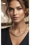 Xuping Zircon Stone Necklace Bracelet Set
