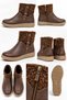 Women's Genuine Leather Zippered Boots with Decorative Details Model Name: Berenice - 2