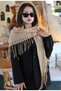 Tasseled Triangle Shawl