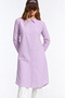 Women's Long Sleeve Tunic Casual Buttoned Lilac Shirt