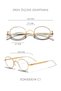 Eoh5000-M C1 Yellow Ultra Light Metal Blue Light Screen Glasses - 4