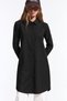 Women's Long Sleeve Tunic Casual Buttoned Black Shirt