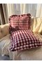 2-Piece Bordo Linen Cloth Cover (45X45Cm) - 4