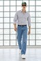 Men's Classic Collar Long Sleeve Casual Gray Shirt - 6