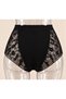 Women's High Waist Soft Textured Lace Detail Standard Fit Comfortable Panties - 2