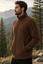 Men's Winter Zipper Pocket Fleece Cardigan Outdoor - 2