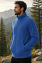 Men's Winter Outdor Fleece with Zipper Pockets - 2