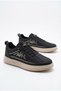 Kelvin Noka Comfortable Lightweight Rubber Laced Linen Sneaker Men's Shoes