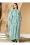 Green Open Abaya - 6
