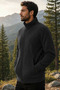 Men's Winter Outdor Fleece with Zipper Pockets - 3