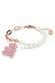 Saw Brand Equivalent Model Teddy Pearl Detailed Stainless Steel Bracelet - 2
