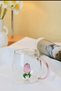 3D Borasilicate Mug with Handle and Rose Figure, Heat Resistant Presentation Coffee Cup, Water, Home Office, Lover's Gift - 5