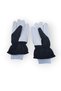 Girl'S-Teenager's Ski Gloves Waiter Size (9-14 Years) Snow Gloves |   Thick Plush Fur Inside |   Non-Slip Palm Water and Wind Resistant Gradient Gloves - 5