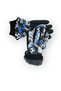 Boys' Ski Gloves (Ages 4-8) Winter Snow Gloves |   Thick Plush Fur Inside |   Water and Wind Resistant Football Patterned Gloves - 2