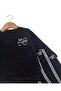 Boys' Striped 1-2-3-4 Years Old Winter 3 Threaded Ribbed 2-Piece Top and Bottom Tracksuit Set - 4