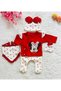 Miki Heart 5-Piece Newborn Baby Set - 100% Organic Cotton - 2