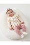 Baby Girl Daisy Embroidered 2 Thread Seasonal 100% Cotton 3-6-9-12 Months Double Baby Set - 4