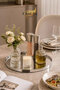 Nordic Luxury Mirrored Decorative Presentation Tray |   Home Detailed Round Perfume, Jewelry and Cosmetic Organizer - 3