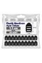 Paracord Accessory Plastic Ladder Adjustment Buckle 1.1 cm Black *20 Pcs
