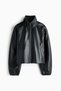 Coated funnel-collar jacket - 5