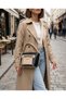 Knitted Handle Bag with Strap (Black & Cream) Gen01