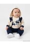 Baby Boy Newborn 0-3-6-9 Months Hooded Cardigan, Car Printed Badge, 3-Piece Stylish Set