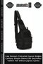 Pocket Detailed Travel Gear Chest Bag Single Sword Waterproof Tactical Single Shoulder Crossbody Bag