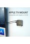 حامل جداري لجهاز الكابل والراوتر قابل للتعديل للأجهزة الصغيرة والواسعة متوافق مع Apple TV C - 2
