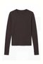 Long Sleeve Fingerless Basic Badi with Crew Neck