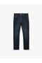 Skinny Fit Indigo Men's Jean Trousers 7Wam40090Nd - 3