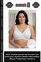 Special Production Wardrobe Piece Stylish Details Matching Model Microfiber White Gathering Bra