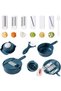 9-in-1 Vegetable Chopper and Food Slicer with Container,Multifunctional Kitchen Cutter for Dicing,Shredding,and Grating,Stainless Steel Blades
