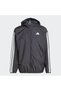 Essentials 3 Black - White Men's Raincoat & Windbreaker JE6325 - 3