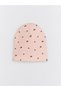 Pink 2-Piece Baby Girl Beanie - 2