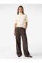 Viscose Short Sleeve Turtleneck Knitwear Sweater - 4