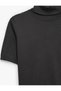 Viscose Short Sleeve Turtleneck Knitwear Sweater - 8