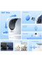 EZVIZ C6N G1-3K Camera for Home with Call Button, Indoor WiFi Surveillance Camera, 5MP Baby Camera with 2.4Ghz WiFi, Human Detection, Color Night Vision, Auto-Zoom Tracking, 512GB Supports - 2