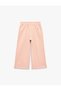 Cotton Elastic Waistband Wide Leg Sweatpants - 2