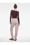 Comfortable Fit Pajama Bottoms with Raised Waistband, Laces and Pockets - 4