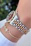 Steel Band Women's Wristwatch with Calendar -Waterproof- Bracelet Gift - 6