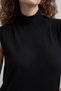 Half Turtleneck Sleeveless Sweater - 2