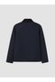 Esvab • Modern & Distinctive Comfortable Fit Velvet Roba Collar Men's Gabardine Coat - 8