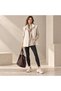 Women's Oversize Zippered Snap Fastener Hooded Faux Leather Vest Mta2073 - 3
