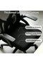 Height Adjustable Black Swivel Office Chair, 360 Degree Rotation Ergonomic Desk Chair for Indoor Working - 6