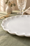 Habbe 6 Piece Plain Porcelain Serving Plate - Elegant and Stylish Design - 2
