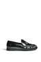 Z820617208 Black Tassel Detailed Patent Leather Loafer Shoes - 5
