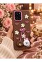 Redmi̇ 12 Compatible - Cute Silicone Phone Case with Embossed 3D Bow & Daisy Pattern - Camera Protected - 3