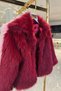 9-16 Years Old Imported Girls' Kurdish Coat - Burgundy - 2