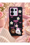 Redmi Note 13 Pro 5g Compatible - Cute Silicone Phone Case with Embossed 3D Bow & Daisy Pattern - Camera Protected